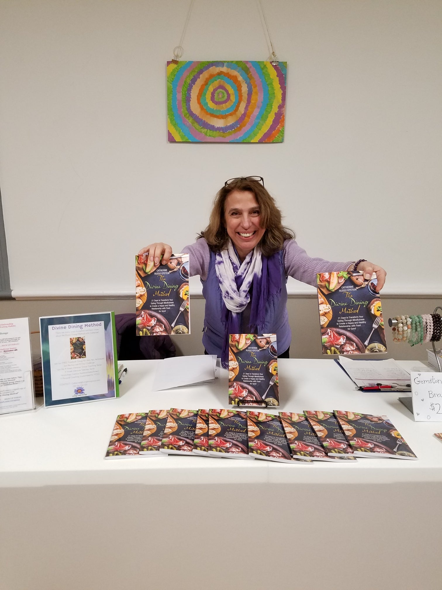 Catherine at book signing