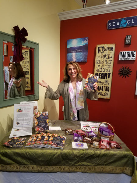 catherine at a book signing event