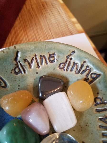 Divine Dining Dish with Crystals