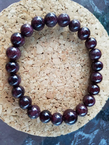 garnet power bracelet