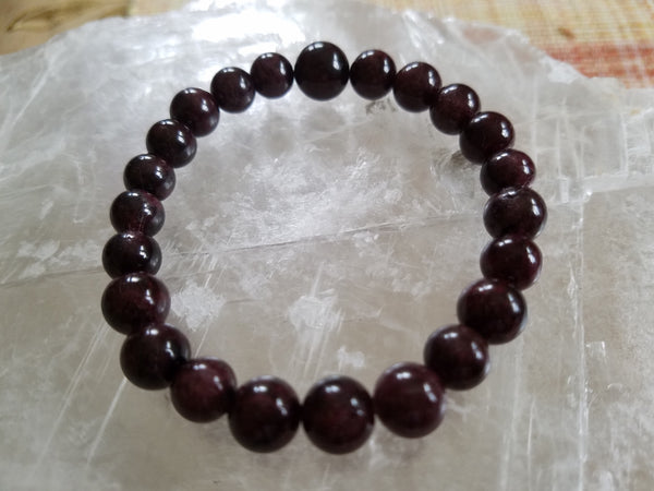 garnet power bracelet