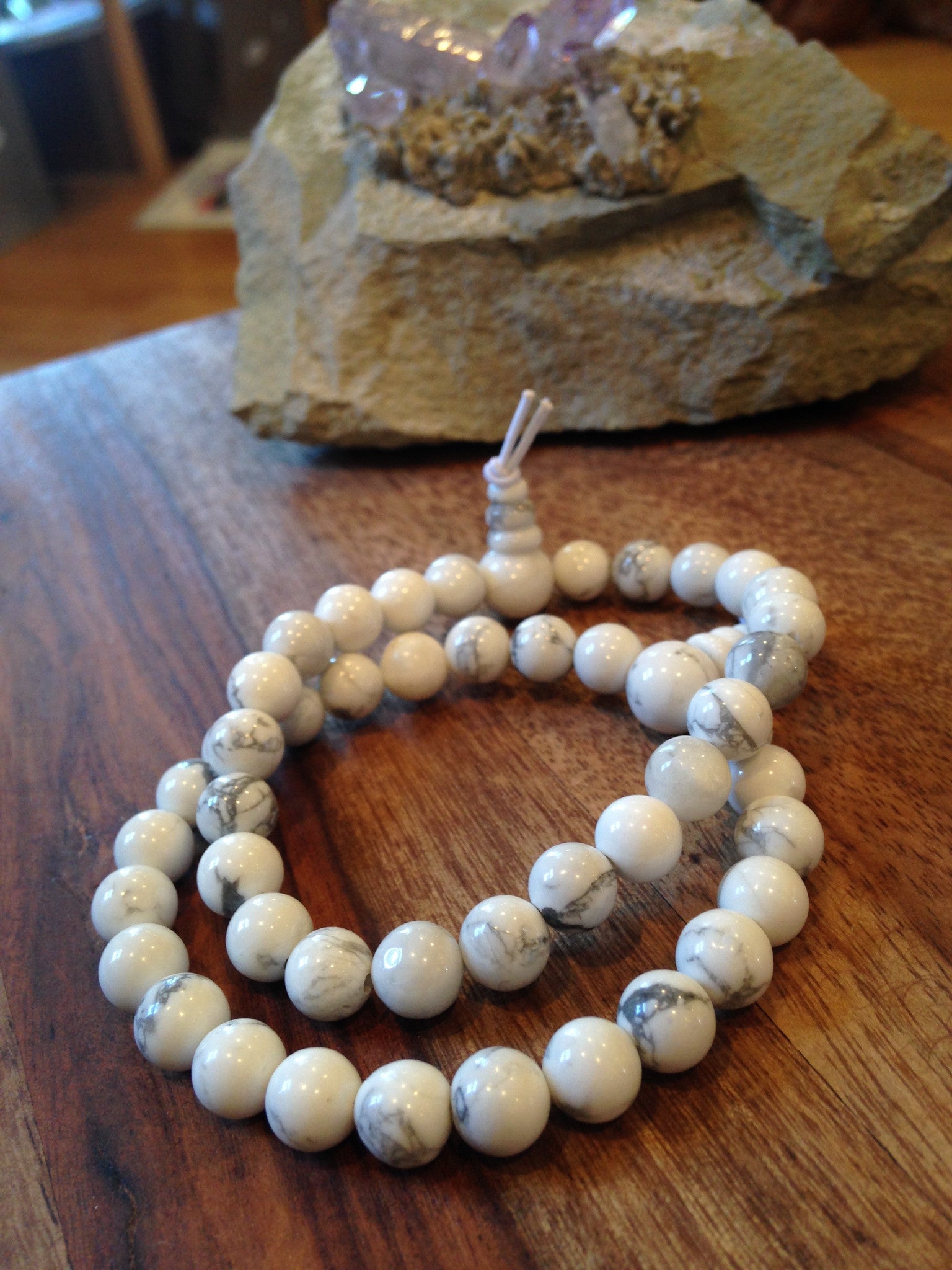 Genuine Howlite Power Bracelet