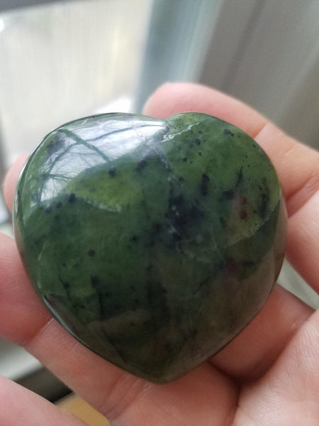 Jade Heart (Nephrite Jade)