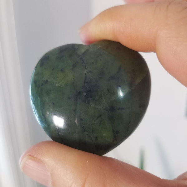 Jade Heart (Nephrite Jade)