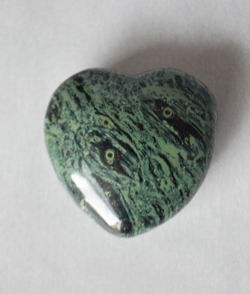 Genuine Kambaba Jasper Heart Stone