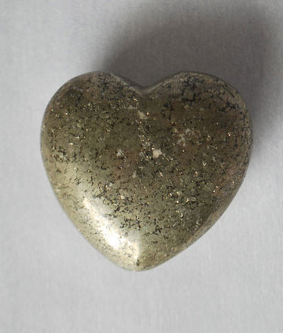 Genuine Pyrite Heart Stone