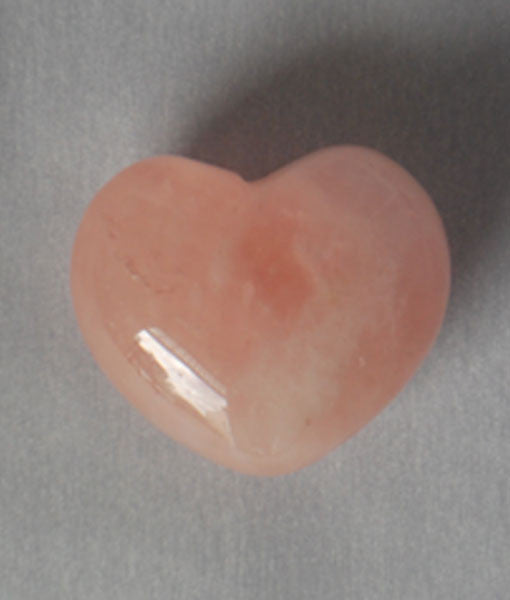 Genuine Rose Quartz Heart Stone