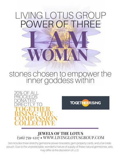 Power of Three Bracelet Set: I AM WOMAN - The Compassion Collective