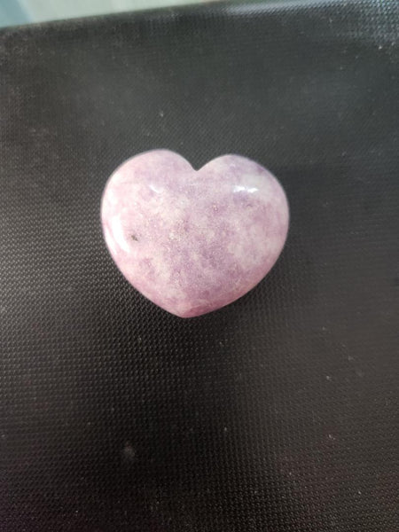 Lepidolite Heart Stone