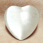 Genuine Selenite Heart Stone